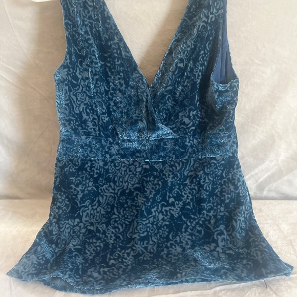 Inc. Crushed Velvet Tank Top Size 8 - Picture 2 of 5